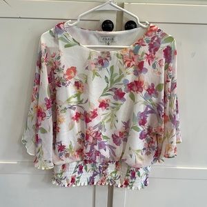 Chaus floral dress top